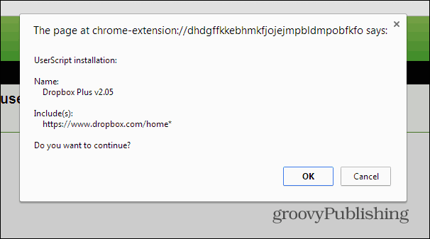 Δομή δέντρου Dropbox Δομή εγκατάστασης Chrome