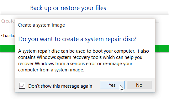 Erstellen Sie einen Windows 10-Wiederherstellungsschlüssel