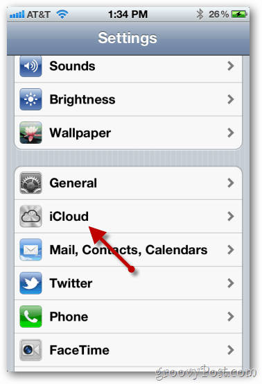 iPhone iCloud