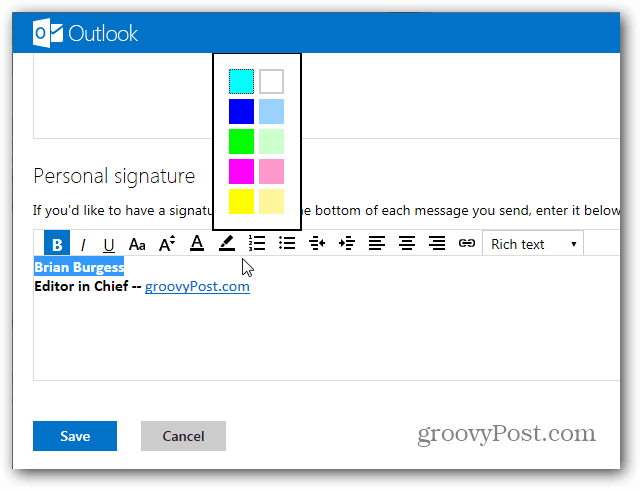 חתימה אישית