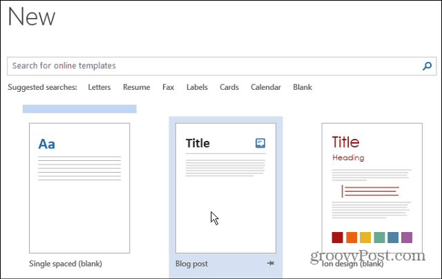 Kako stvoriti i objaviti postove na blogovima iz programa Word 2013 ili 2016