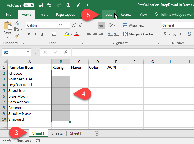 03-Cilne Atlasīt šūnas un noklikšķiniet uz Dati