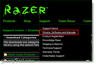 razer driver yazılımı ve kılavuzları