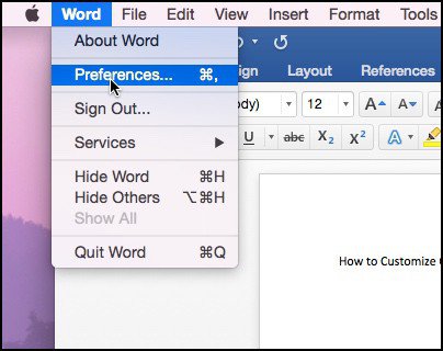 Office 2016 para Mac cambia el tema de color