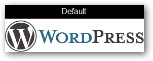 standard wordpress logo