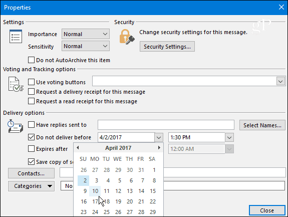 Zpoždění aplikace Outlook