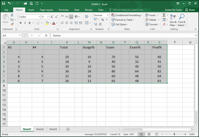 Microsoft Excel 2013 또는 2016에서 빈 셀을 삭제하는 방법