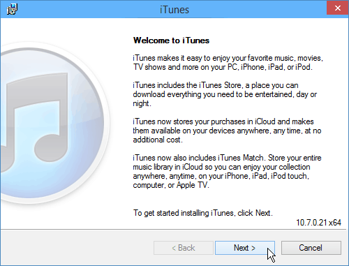 installa itunes 10