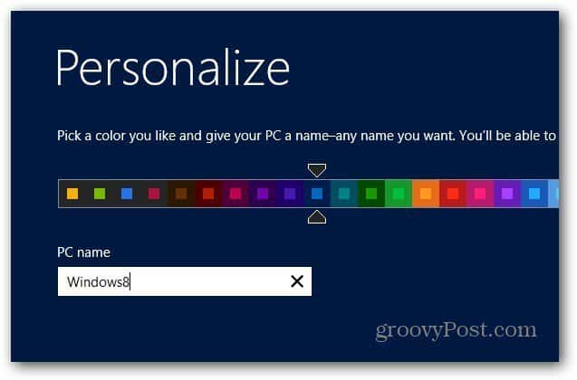 Personalize