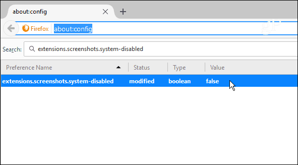 about-config waarde