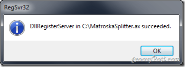 dllregisterserver успя