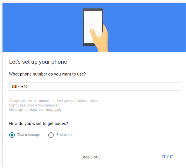 Google 2段階認証テキスト