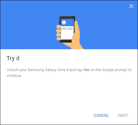 Google 2段階認証を試す