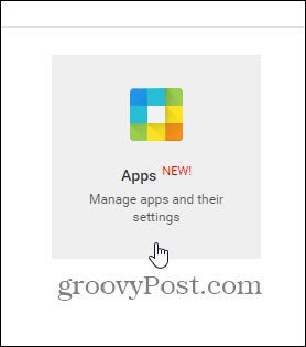 administrere Google-apper og innstillingene deres