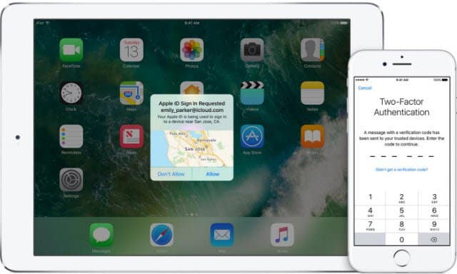 Twee-factor-authenticatie inschakelen voor uw Apple ID