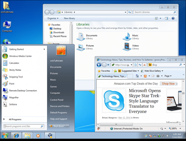 วิธีเปิดใช้งาน Windows 7 Aero Glass ใน VirtualBox