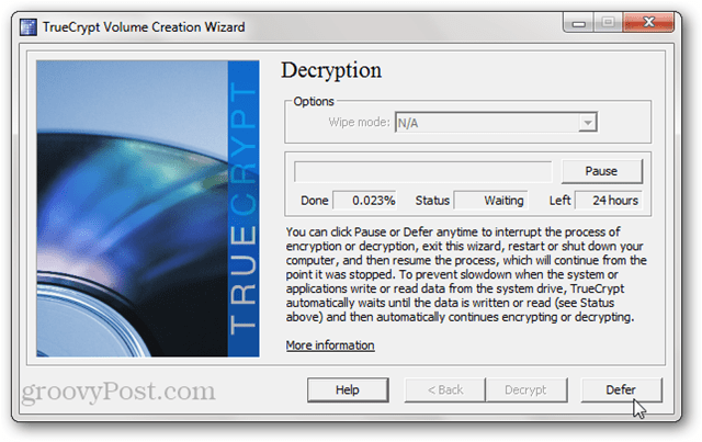 TrueCrypt Decryption 