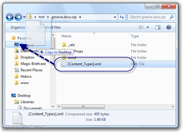 docx içinde .xml düzenleme