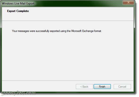 ส่งออกไปยัง Outlook จาก Windows Live Mail ให้เสร็จสมบูรณ์!