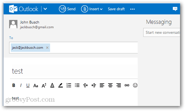 Outlook.com और Gmail फ़िशिंग को कैसे ठीक करें चेतावनी "यह संदेश द्वारा नहीं भेजा जा सकता है:"