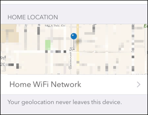 Skylark-app til iPhone og Nest