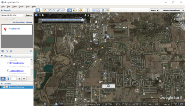 Google Earth urban sprawl