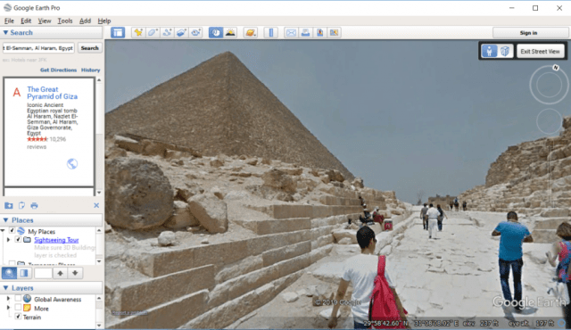 google Earth street view