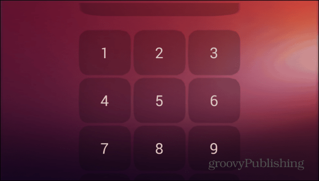 Ubuntu Lockscreen güvenlik pimi