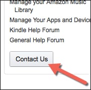 Amazon-contact-page