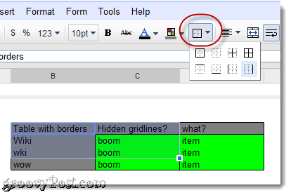 image du quadrillage personnalisé pour google docs