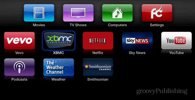 منظف ​​Appl TV UI