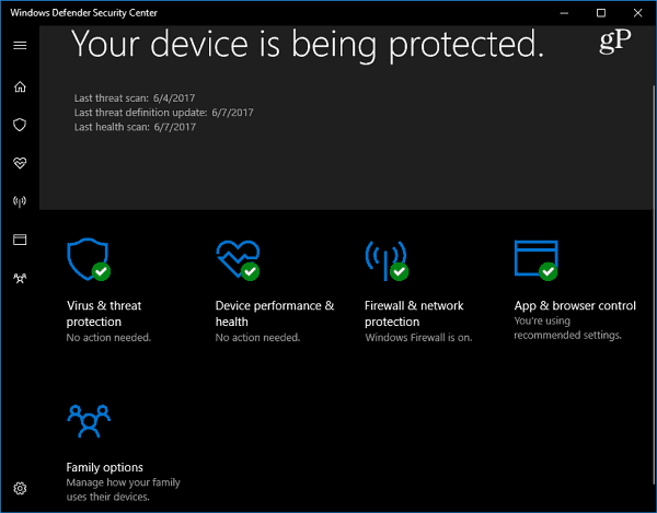 Windows Defender Windows 10