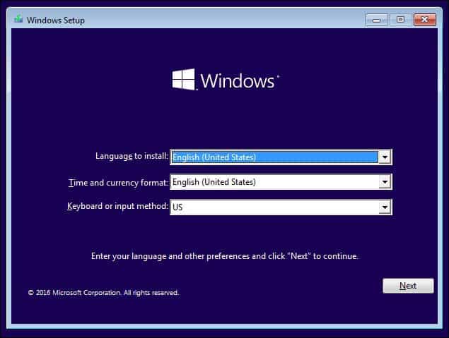 Configuración de Windows 2