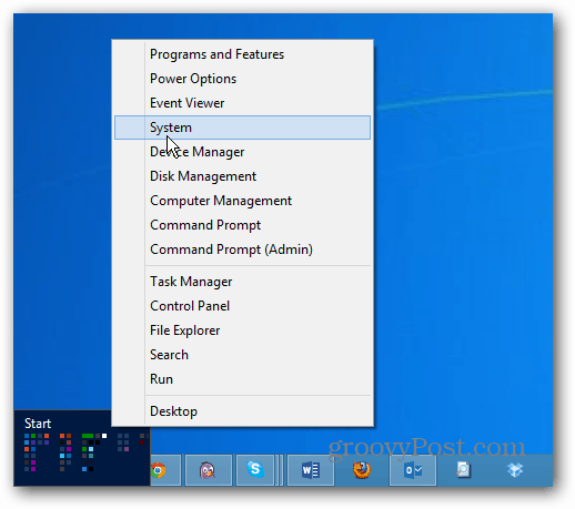 Windows 8 Power Userメニュー Windows 8 Power Userメニュー