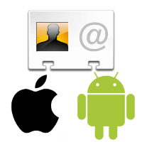 apple la android vcf