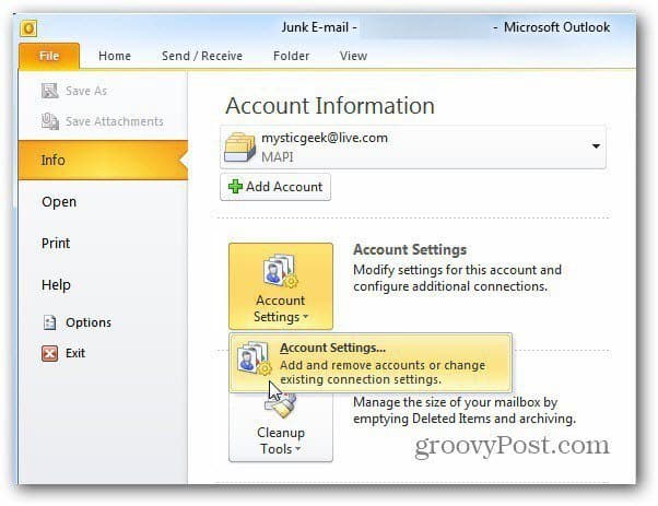 Cómo proteger con contraseña un archivo PST de Outlook