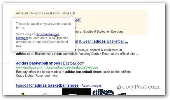 google advertenties waarom deze advertentie