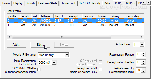 config ip mobile