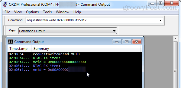 changer le meid / esn 