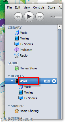 atveriet iTunes un veiciet dubultklikšķi uz pašreizējā ierīces nosaukuma