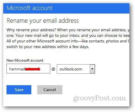 Pervardykite „Hotmail“ adresą 4