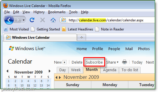 suscribirse en windows live calendar a google u otro calendario