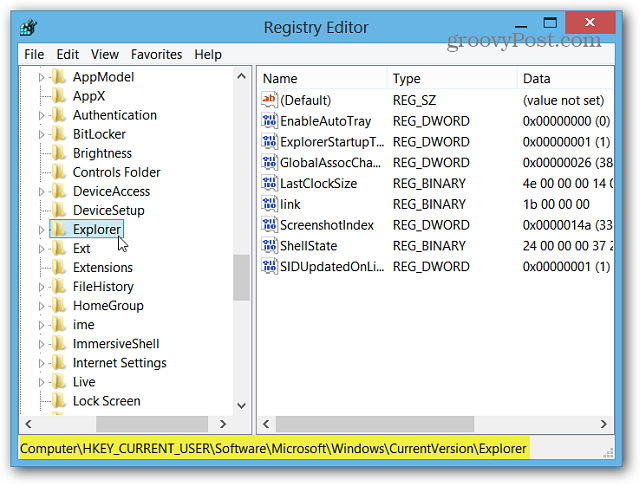 Registierungseditor