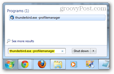 Thunderbird Profil Manager