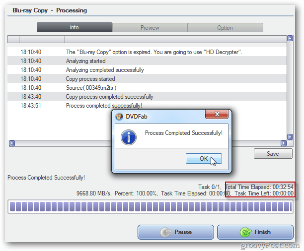 DVDFab abgeschlossen