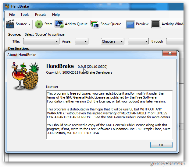 Handbremse 0.9.5