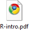 ícone do google chrome pdf