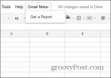 Gmail Meter installato