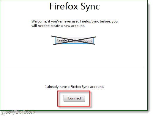 připojit se k synchronizačnímu účtu firefox