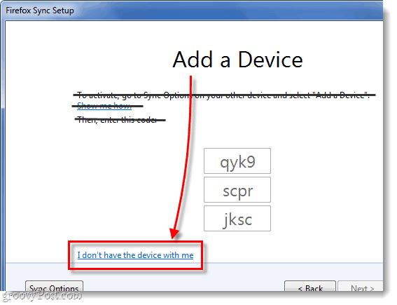 dont mít zařízení se mnou, přidat zařízení k firefox synchronizaci